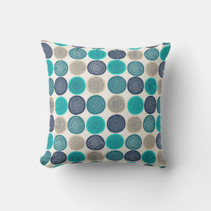 Skandinavier Circle Dots Mandala Muster 1 Kissen