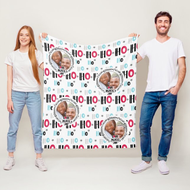 Skandinavier Doodle FOTO Blanket Weihnachtsgeschen Fleecedecke (Beispiel)