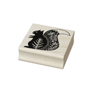Skandinavier Eichhörnchen Gummistempel