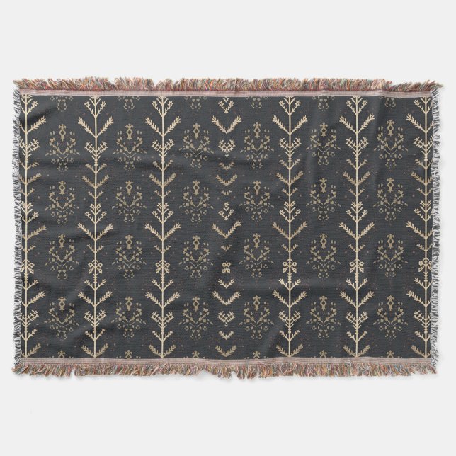 Skandinavier Folk Cozy Decke (Vorderseite)
