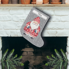 Skandinavier Folk Weihnachtsmann - Name Großer Weihnachtsstrumpf