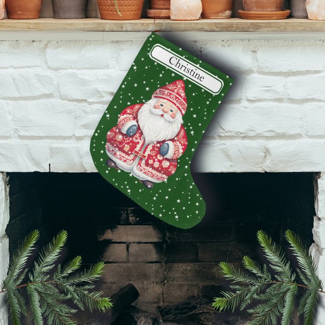 Skandinavier Folk Weihnachtsmann - Name Großer Weihnachtsstrumpf (Von Creator hochgeladen)