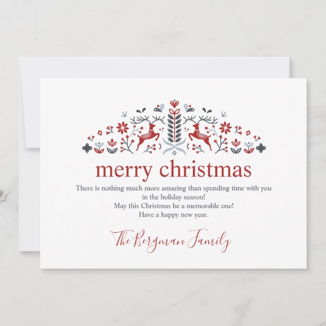 Skandinavier Folklorekünstler Foto Weihnachten (Vorderseite)