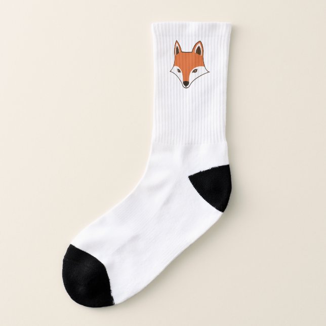 Skandinavier Fox Head Cartoons Socken (Links - Außen)