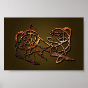 Skandinavier-Löwe Poster