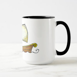 Skandinavier-Segeln-Schiffs-Kaffee-Tasse Tasse