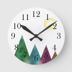 Skandinavier Wall Clock Runde Wanduhr