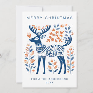 Skandinavier Weihnachtsfeiertag Feiertagskarte