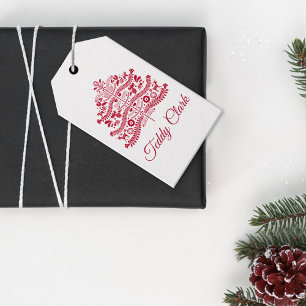 Skandinavische Folk Kunst Nordic Christmas Tree Geschenkanhänger