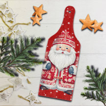 Skandinavische Folk Santa Claus Paddle Form