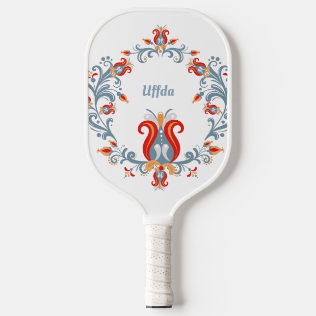 Skandinavische Folklore | Uffda Pickleball Schläger (Vorderseite)