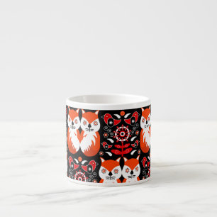 Skandinavische Fox Folk Espressotasse