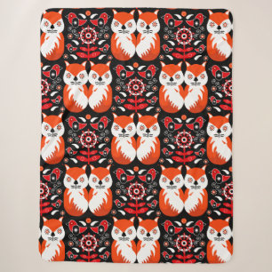 Skandinavische Fox Folk Sherpadecke