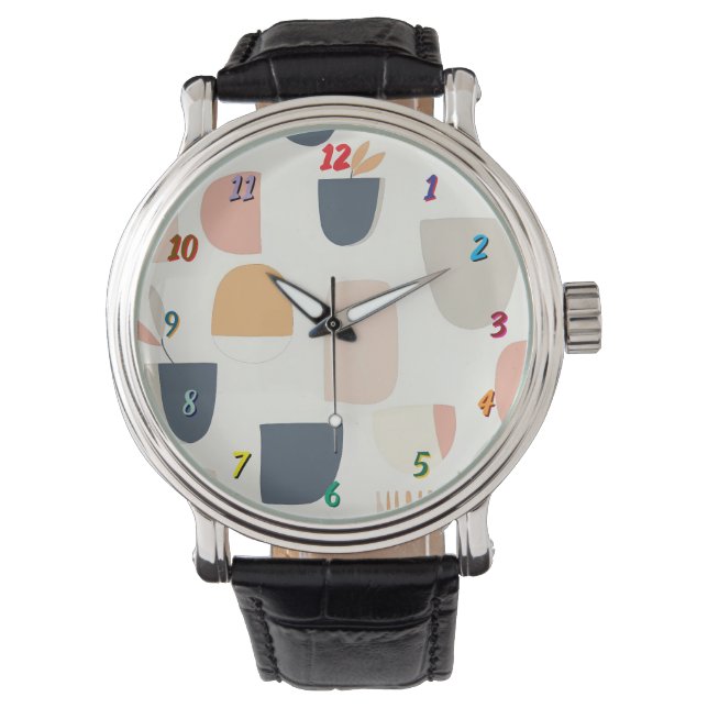 Skandinavische Inspirierte Uhr (Vorderseite)