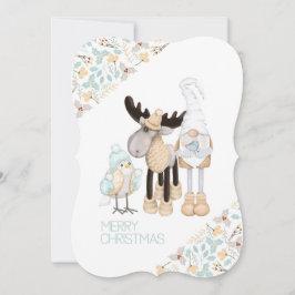 Skandinavische inspirierte Weihnachtskarte. Hygge