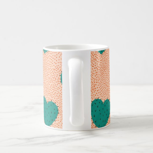 Skandinavische Kaktus-Tasse Kaffeetasse (Henkel)