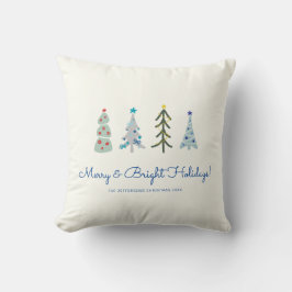 skandinavische Minimalistische Weihnachtsbäume Kissen