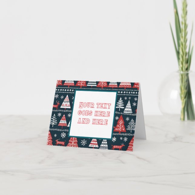 skandinavische nordische Weihnachten (Vorderseite)