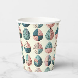 Skandinavische Ostereier-Papierbecher – Geometrisc Pappbecher