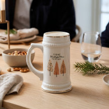 Skandinavische Pinienbäume Weihnachtsbäckerglas