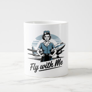 Skandinavische Stewardess-Spezialtasse Jumbo-Tasse