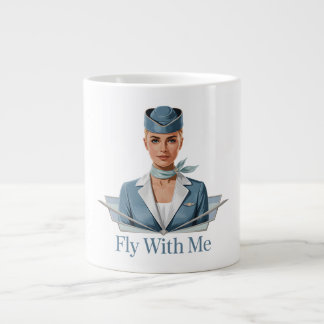Skandinavische Stewardess-Spezialtasse Jumbo-Tasse