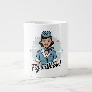 Skandinavische Stewardess-Spezialtasse Jumbo-Tasse