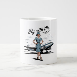 Skandinavische Stewardess-Spezialtasse Jumbo-Tasse
