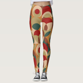 Skandinavische Stilgeometrie Minimaler Artwork Leggings