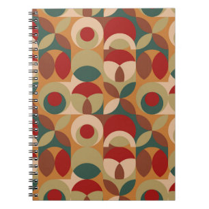 Skandinavische Stilgeometrie Minimaler Artwork Notizblock