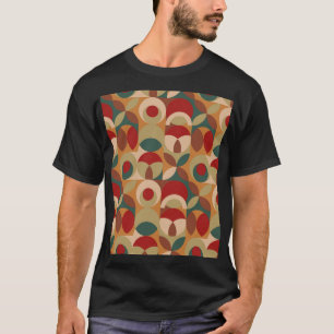 Skandinavische Stilgeometrie Minimaler Artwork T-Shirt