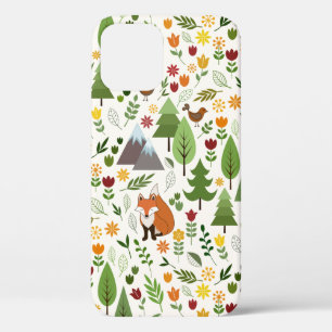 Skandinavische Style Illustrationen auf Crememuste Case-Mate iPhone Hülle