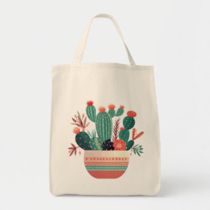 skandinavische Sukkuline Tote Bag Tragetasche