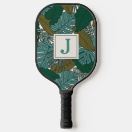 Skandinavische Tropische Blätter kundenspezifisch Pickleball Schläger