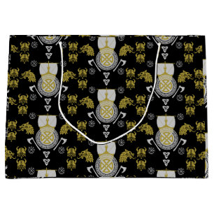 skandinavische Viking Norsemen-Wohngestaltung Große Geschenktüte