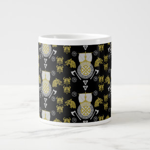 skandinavische Viking Norsemen-Wohngestaltung Jumbo-Tasse