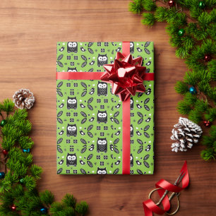 Skandinavische Vogelkunst Geschenkpapier