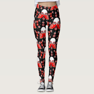Skandinavische Vogelkunst Leggings