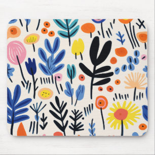 Skandinavische Volksblumen Nordische Botanische Ku Mousepad
