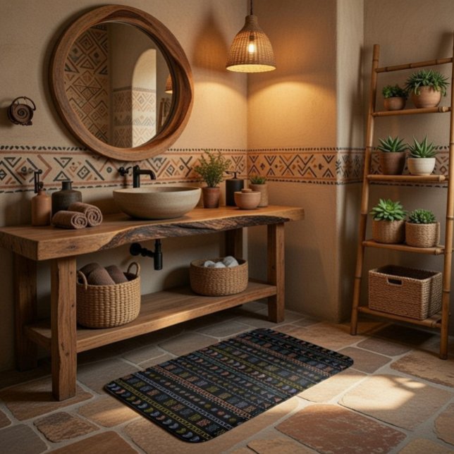 Skandinavische Volkskunst Badematte (Von Creator hochgeladen)