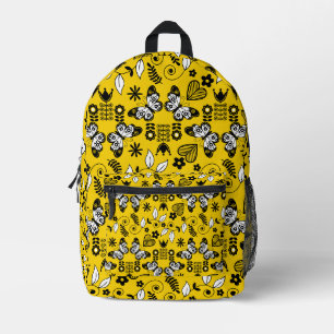 Skandinavische Volkskunst Bedruckter Rucksack