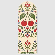 Skandinavische Volkskunst Florale Botanische Cotta