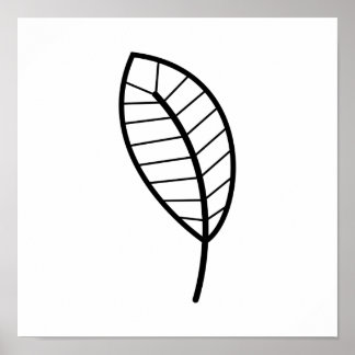 Skandinavische Volkskunst Minimalistische Illustra Poster