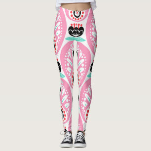 Skandinavische Volkskunst: Nordic Seamless. Leggings