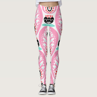 Skandinavische Volkskunst: Nordic Seamless. Leggings