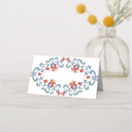 Skandinavische Volkskunst Velkommen Platzkarten