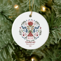 Skandinavische Volkskunst Weihnachten