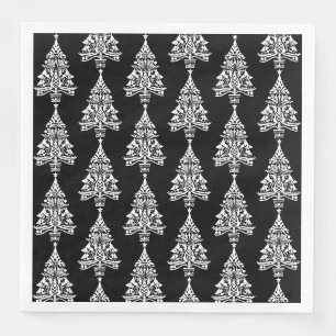 Skandinavische Weihnachtsbaumdekorationen Serviette