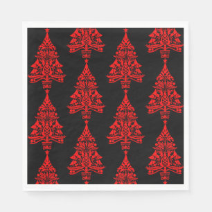 Skandinavische Weihnachtsbaumdekorationen Serviette