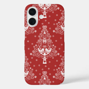 Skandinavische Weihnachtsbaummagie iPhone 16 Hülle